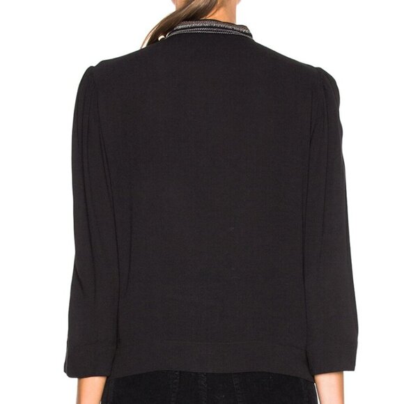 Isabel Marant Etoile Cerza Embroidered Crepe Size XS - Picture 9 of 11